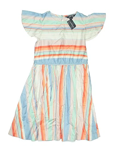 Pre-owned Lands' End Kids'  Dress In Blue