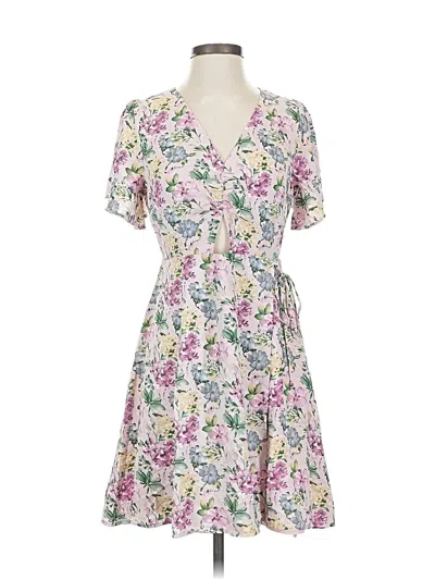 Pre-owned Floret Studios Casual Dress In Pink
