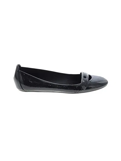 Pre-owned Burberry Flats In Black