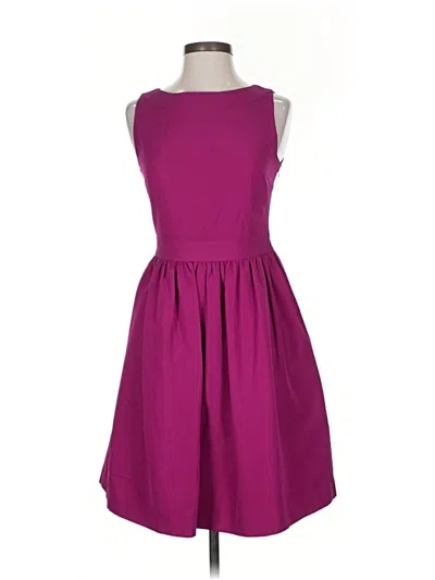 Pre-owned Ted Baker Cocktail Dress In Purple
