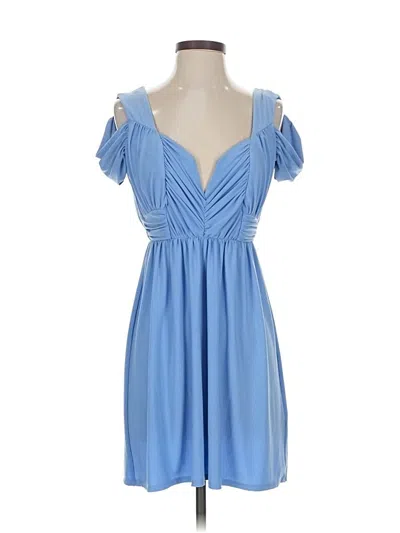 Pre-owned Asos Design Cocktail Dress In Blue