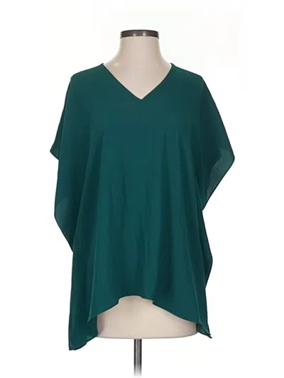 Pre-owned Anna Cate 3/4 Sleeve Blouse In Green