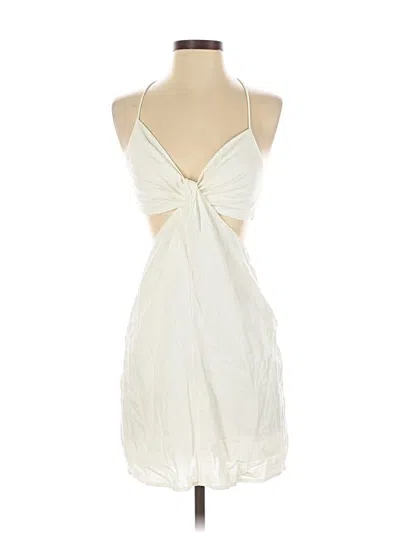 She + Sky Cocktail Dress In White