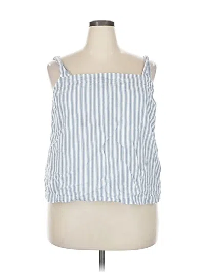 Pre-owned Torrid Sleeveless Blouse In Blue