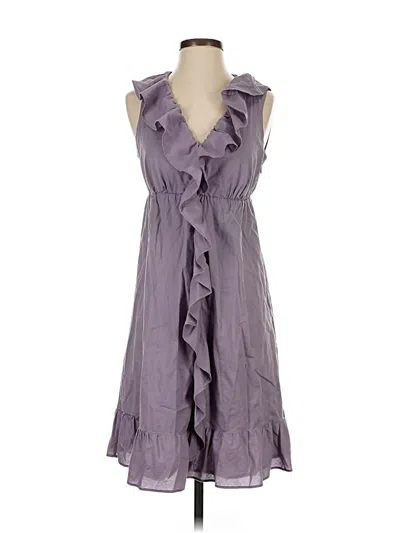 Pre-owned Gap Casual Dress In Purple