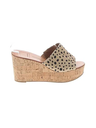 Pre-owned Dolce Vita Wedges In Brown