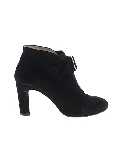 Pre-owned Prada Ankle Boots In Black