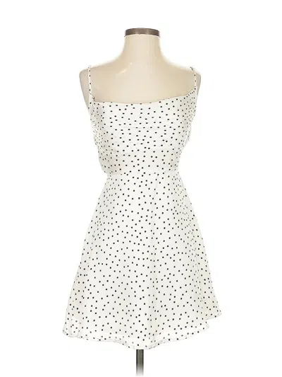 Pre-owned Lulus Cocktail Dress In White