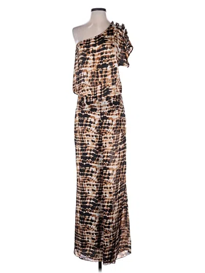 Pre-owned Va Va Voom Jumpsuit In Brown