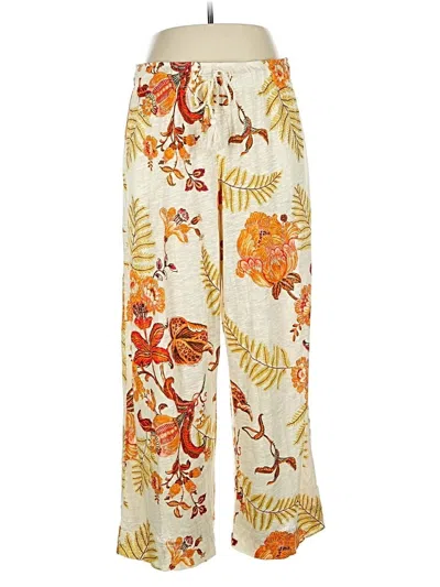 Pre-owned Rachel Zoe Linen Pants In Orange