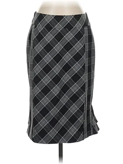 Pre-owned Express Design Studio Formal Skirt In Gray