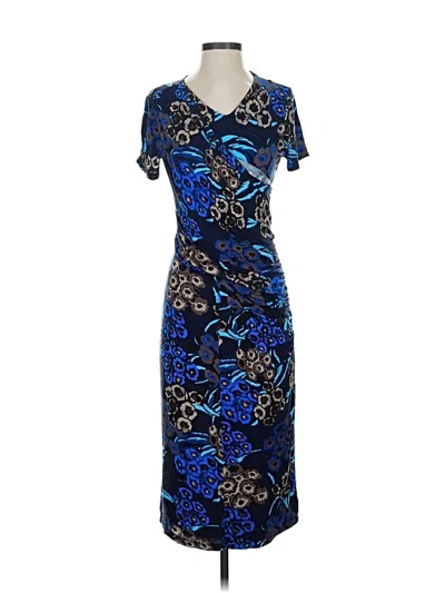 Pre-owned Boss By Hugo Boss Casual Dress In Blue