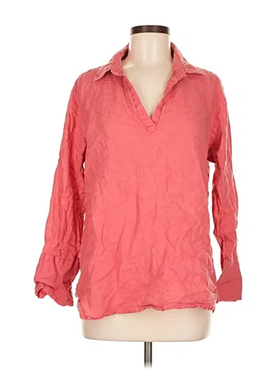 Pre-owned Madison Long Sleeve Polo Shirt In Red