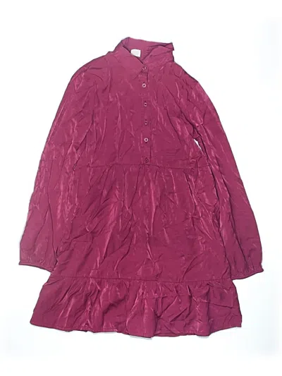 Pre-owned Gap Kids' Dress In Burgundy