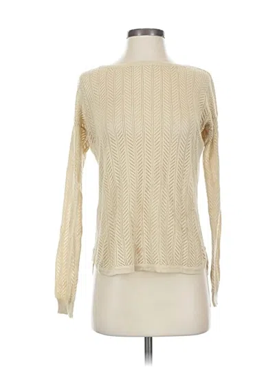 Pre-owned 89th & Madison Long Sleeve T-shirt In White