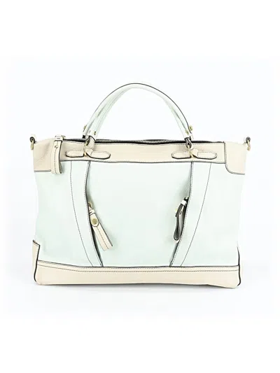 Pre-owned Oryany Leather Satchel In Green