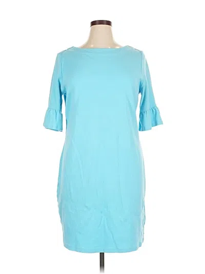 Pre-owned Talbots Casual Dress In Blue