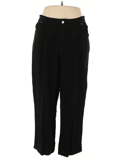 Pre-owned Asos Design Casual Pants In Black
