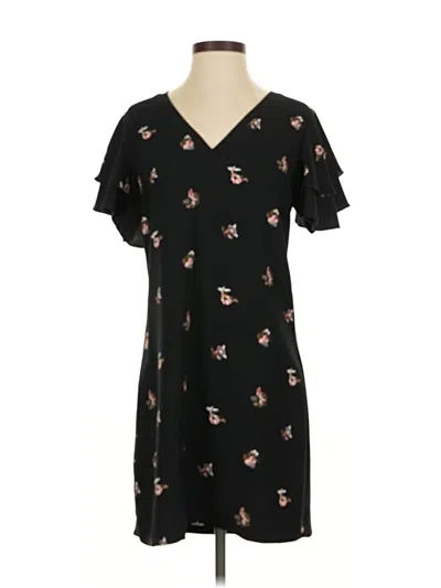 Pre-owned Ann Taylor Casual Dress In Black