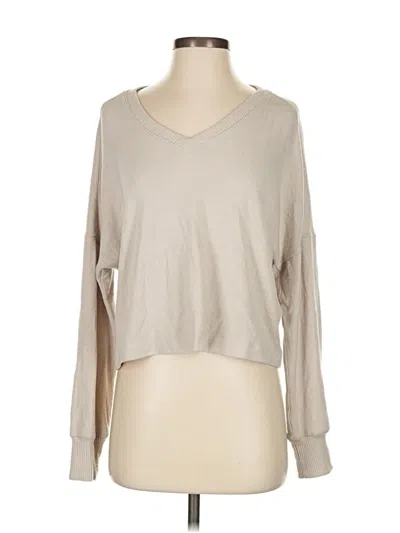 Pre-owned Michael Stars Pullover Sweater In Brown