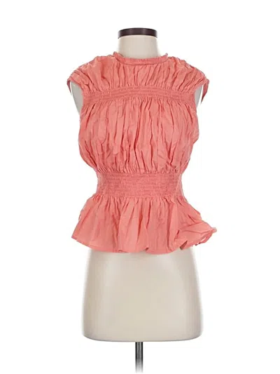 Pre-owned Joe's Jeans Sleeveless Blouse In Orange