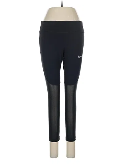 Pre-owned Nike Active Pants In Black