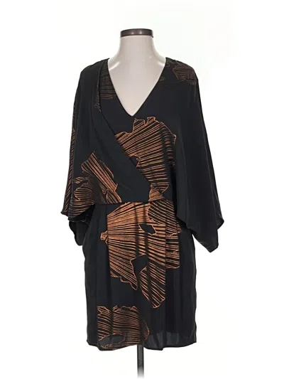 Pre-owned Halston Heritage Cocktail Dress In Black