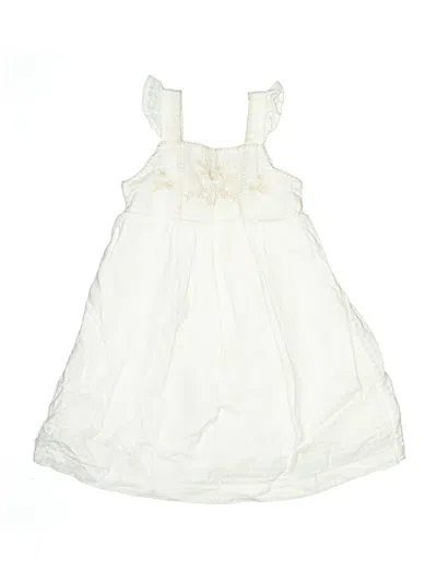Pre-owned Baby Gap Kids' Dress In White