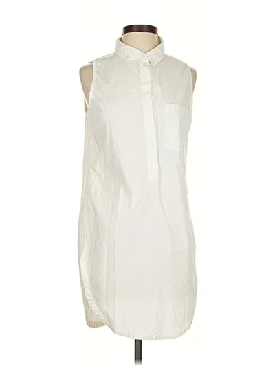 Pre-owned Athleta Casual Dress In White