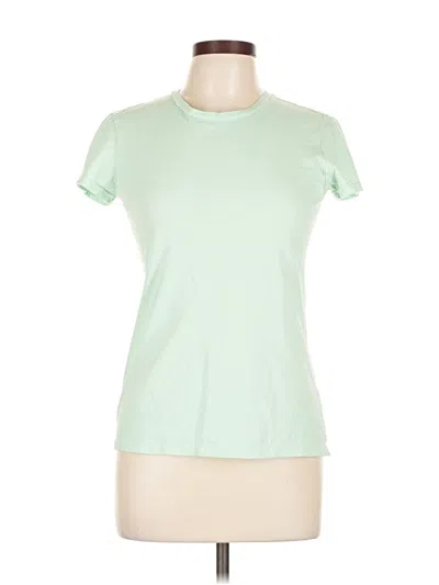 Pre-owned Just Black Short Sleeve T-shirt In Green