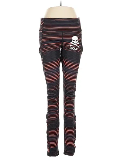 Pre-owned Lululemon Athletica Leggings In Red