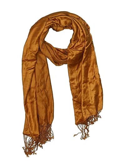 Pre-owned Unbranded Scarf In Orange
