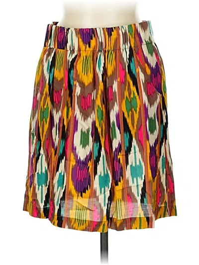 Pre-owned Cabi Casual Skirt In Yellow