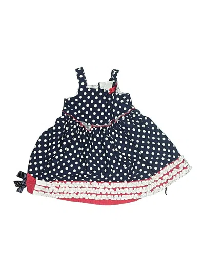 Pre-owned Bonnie Baby Kids' Dress In Blue