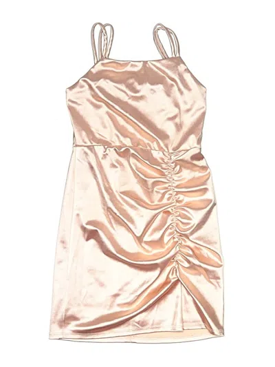 Pre-owned Zunie Kids' Dress In Gold