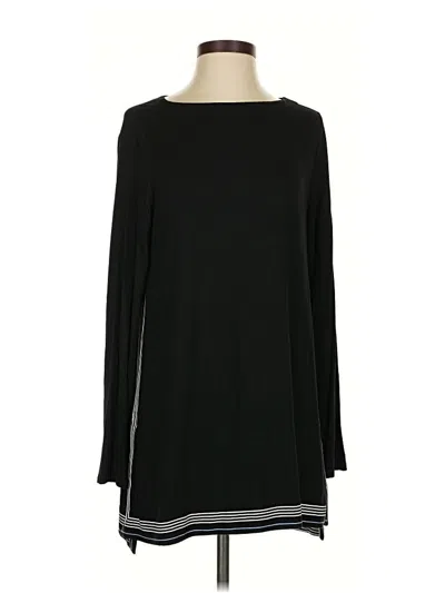 Pre-owned Jjill Casual Dress In Black