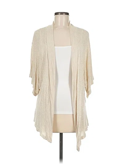 Pre-owned Splendid 3/4 Sleeve T-shirt In White