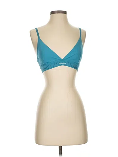 Pre-owned Lululemon Athletica Sports Bra In Blue