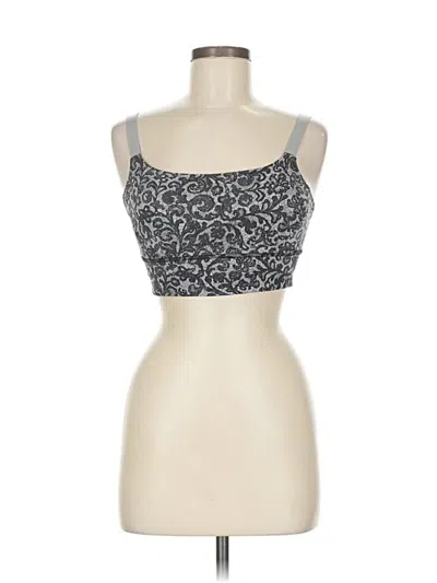 Pre-owned Lululemon Athletica Sports Bra In Gray