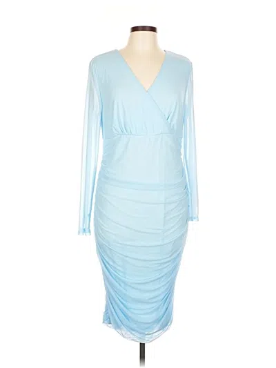 Pre-owned Shein Cocktail Dress In Blue