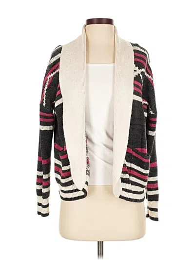 Pre-owned Billabong Cardigan Sweater In Burgundy