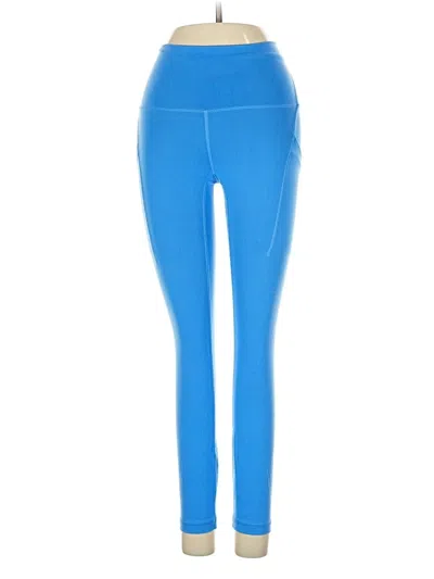 Pre-owned Lululemon Athletica Active Pants In Blue