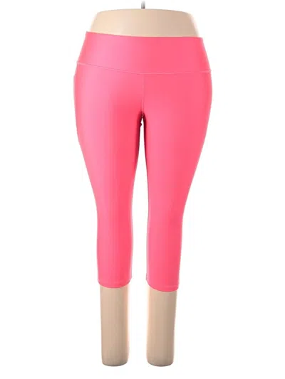 Pre-owned Under Armour Active Pants In Pink