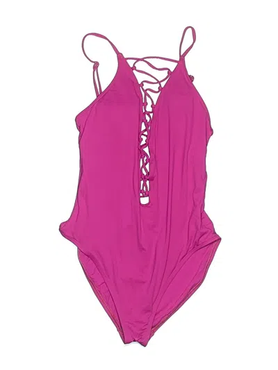 Pre-owned La Blanca One Piece Swimsuit In Purple