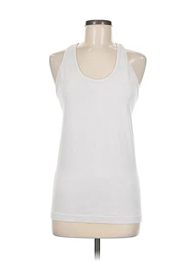 Pre-owned Athleta Tank Top White Halter Neckline Tops
