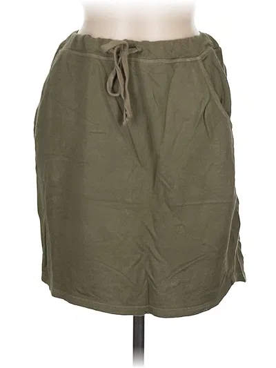 Pre-owned Sundry For Evereve Casual Skirt In Green