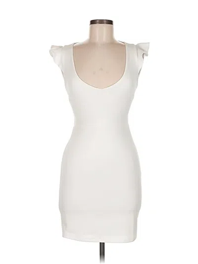 Pre-owned Blue Blush Cocktail Dress In White
