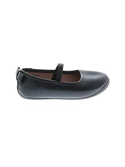 Pre-owned Wonder Nation Kids' Flats In Black