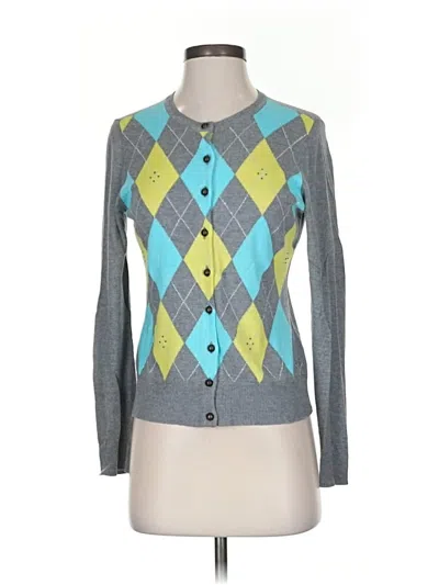 Pre-owned Charter Club Cardigan Sweater In Gray