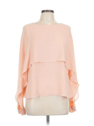 Pre-owned Dkny 3/4 Sleeve Blouse In Orange